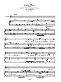 Vivaldi: Stabat Mater RV621 published by Ricordi - Vocal Score (Critical Edition)